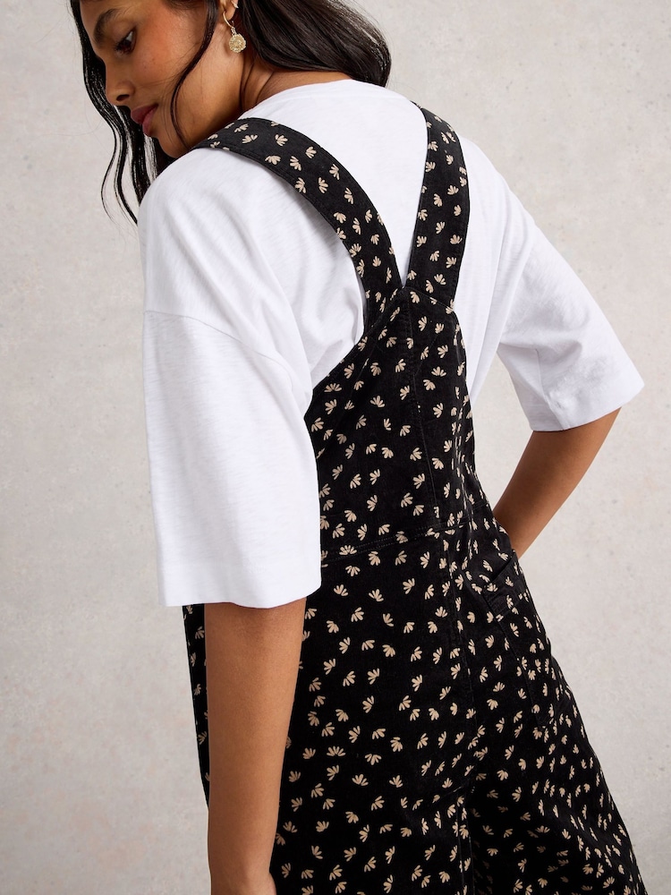 White Stuff Black Viola Cord Dungarees - Image 2 of 6