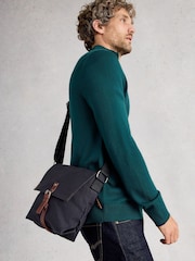 White Stuff Blue Charlie Canvas Cross-Body Bag - Image 4 of 5
