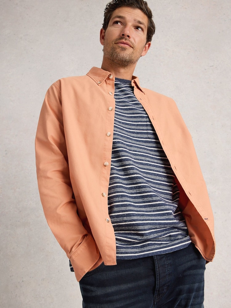 White Stuff Pink Bruton Oxford Shirt - Image 1 of 6