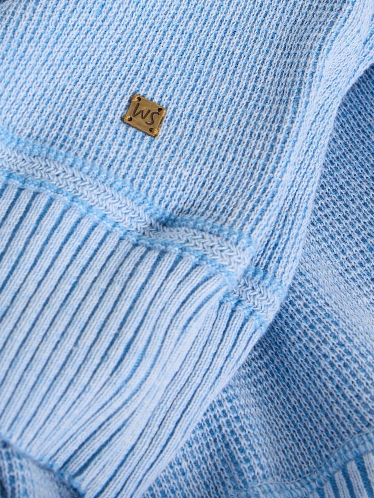 White Stuff Blue Attadale Funnel Neck Jumper - Image 6 of 6 White Stuff Blue Attadale Funnel Neck Jumper - Image 6 of 6