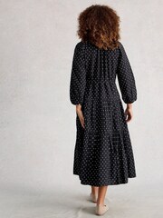 White Stuff Black Gina Midi Dress - Image 3 of 7