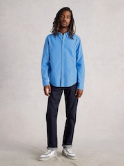White Stuff Blue Bruton Oxford Shirt - Image 1 of 6