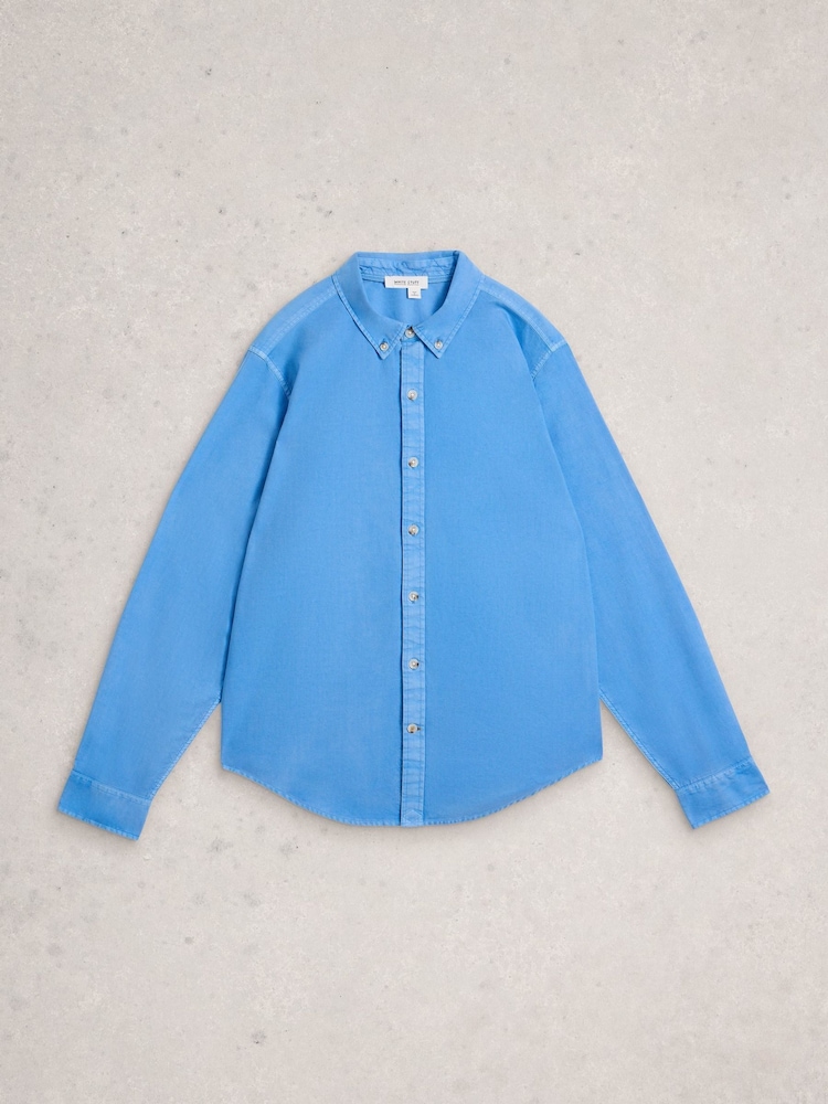White Stuff Blue Bruton Oxford Shirt - Image 1 of 2 White Stuff Blue Bruton Oxford Shirt - Image 1 of 2