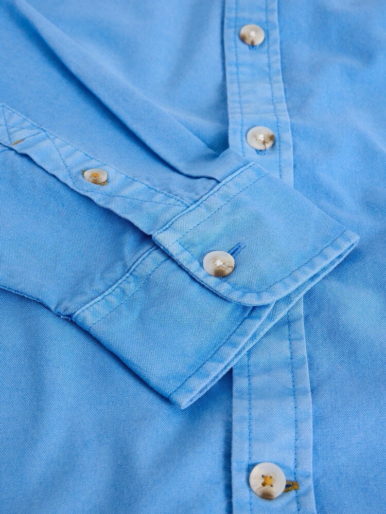 White Stuff Blue Bruton Oxford Shirt - Image 2 of 2