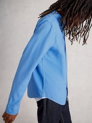 White Stuff Blue Bruton Oxford Shirt - Image 4 of 6