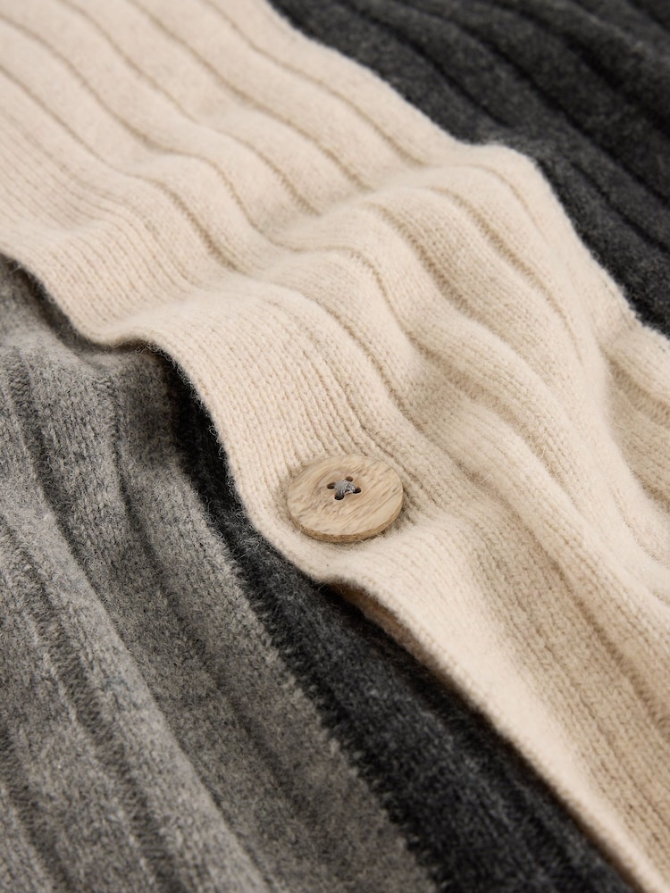 White Stuff Grey Ava Knitted Poncho - Image 6 of 6
