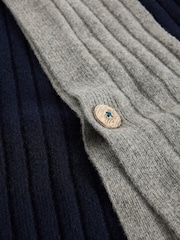 White Stuff Blue Ava Knitted Poncho - Image 6 of 6
