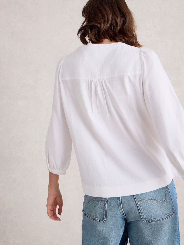 White Stuff Isla 3/4 Top - Imagem 2 de 6