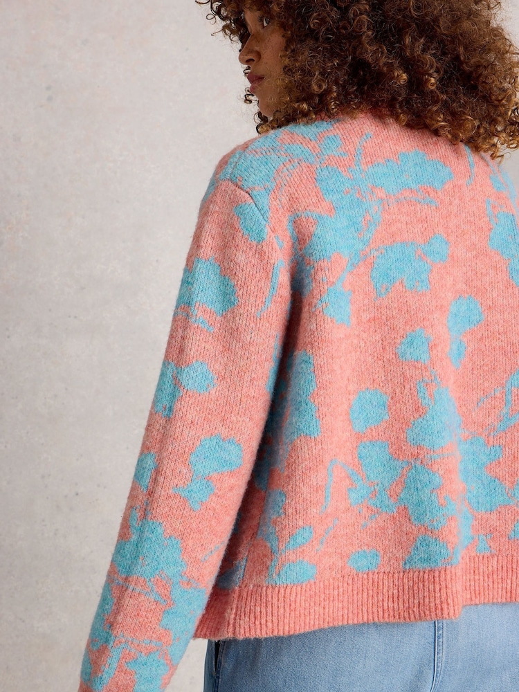 White Stuff Red Jenny Floral Print Cardigan - Image 2 of 6 White Stuff Red Jenny Floral Print Cardigan - Image 2 of 6