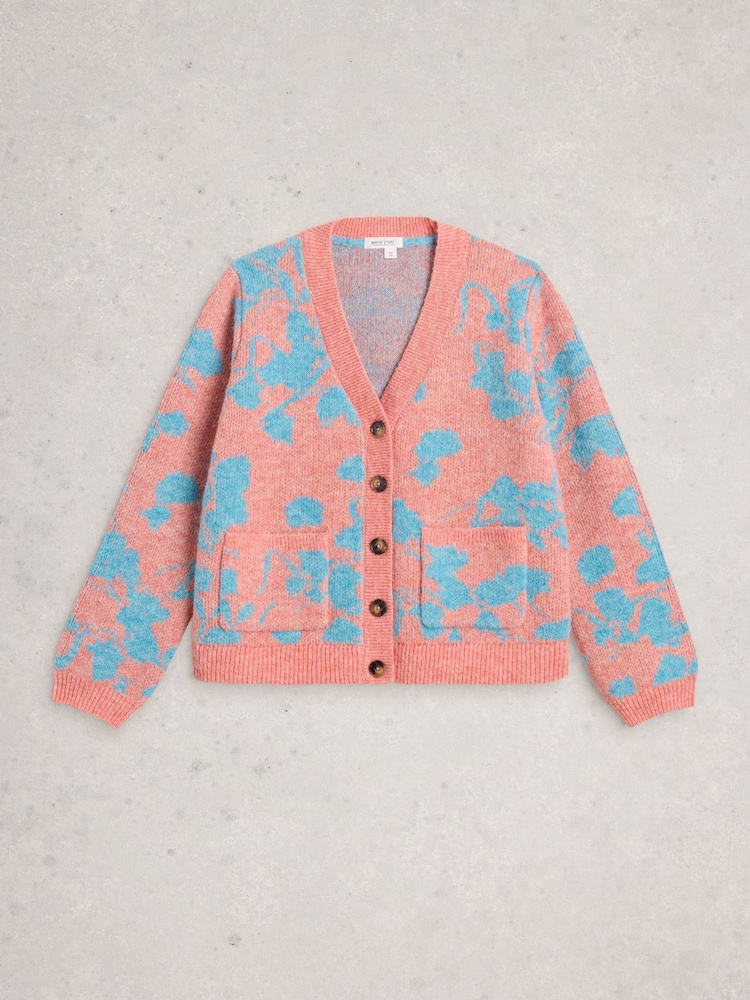 White Stuff Red Jenny Floral Print Cardigan - Image 6 of 6 White Stuff Red Jenny Floral Print Cardigan - Image 6 of 6