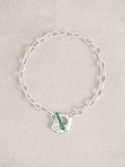 White Stuff Silver Abstract Hammered Necklaces - Image 1 of 2