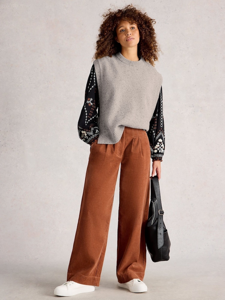 White Stuff Grey Tanya Tabard Poncho - Image 1 of 6