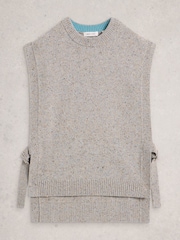 White Stuff Grey Tanya Tabard Poncho - Image 5 of 6