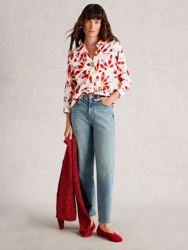 White Stuff White Sophie Cotton Shirt - Image 1 of 6