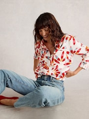 White Stuff White Sophie Cotton Shirt - Image 4 of 6