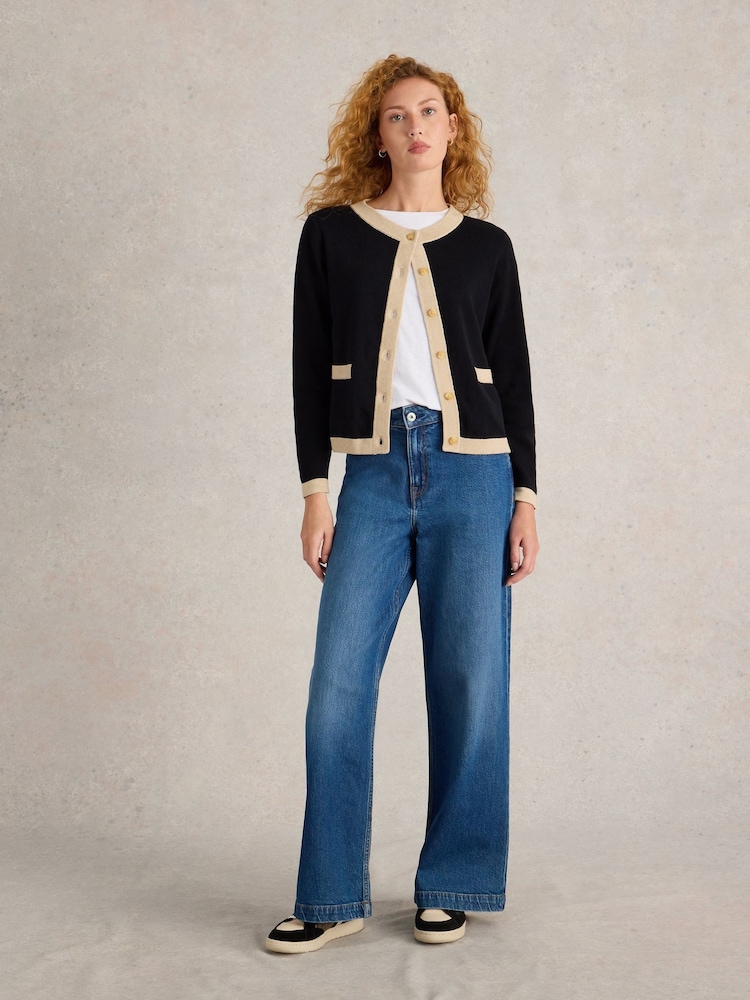 White Stuff Black Charlotte Cardigan - Image 2 of 6 White Stuff Black Charlotte Cardigan - Image 2 of 6