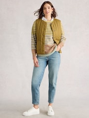 White Stuff Yellow Talia Nep Jumper - Image 1 of 6