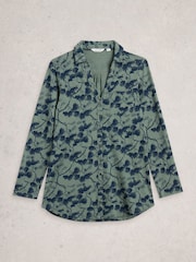 White Stuff Green Annie Longline Shirt - Image 5 of 6