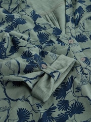 White Stuff Green Annie Longline Shirt - Image 6 of 6