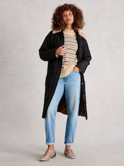 White Stuff Natural Mix Stripe Stand Jumper - Image 4 of 6