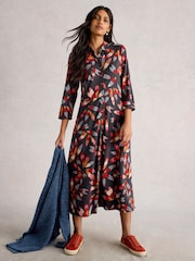 White Stuff Grey Rua Jersey Shirt Dress - Image 1 of 6