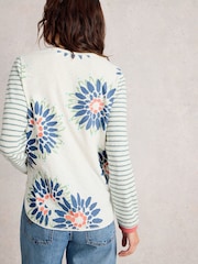 White Stuff White Clara Long Sleeve T-Shirt - Image 2 of 6