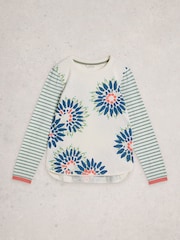 White Stuff White Clara Long Sleeve T-Shirt - Image 5 of 6