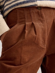 White Stuff Brown Clara Cord Wide Leg Trousers - Image 4 of 6