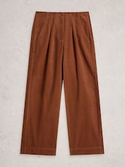 White Stuff Brown Clara Cord Wide Leg Trousers - Image 5 of 6