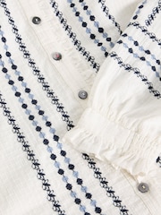 Camisa bordada Naomi White Stuff - Imagem 6 de 6