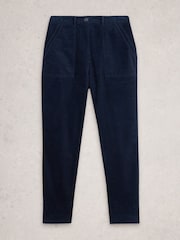 White Stuff Blue Twister Cord Trousers - Image 6 of 6