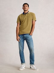 White Stuff Green Utility Polo Shirt - Image 1 of 6