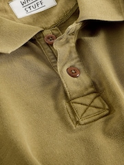 White Stuff Green Utility Polo Shirt - Image 6 of 6