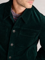 White Stuff Green Cord Trucker Jacket - Image 4 of 6