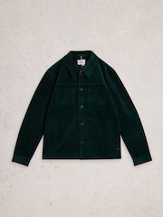 White Stuff Green Cord Trucker Jacket - Image 5 of 6