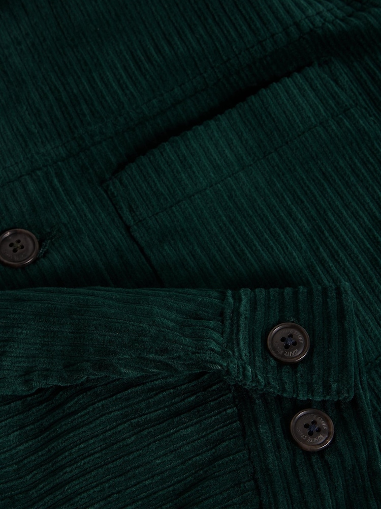 White Stuff Green Cord Trucker Jacket - Image 6 of 6