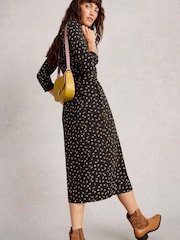 Negro - Vestido camisero con diseño de punto Annie de White Stuff - Imagen 3 de 6
