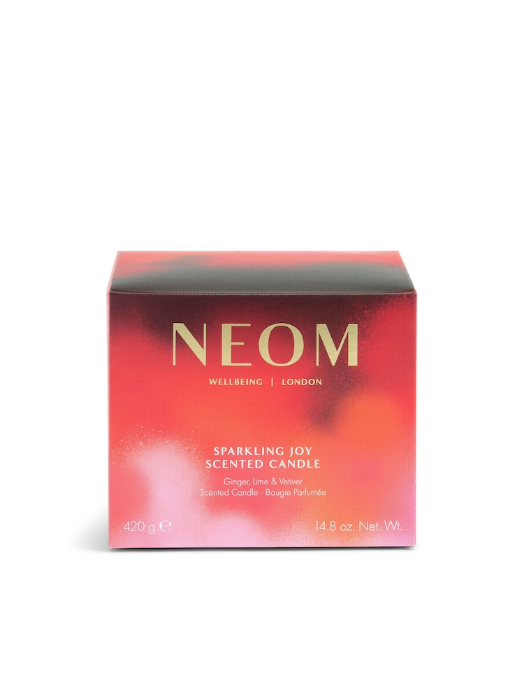 Neom Sparkling Joy 3 Wick Candle 420g - Image 3 of 3 Neom Sparkling Joy 3 Wick Candle 420g - Image 3 of 3