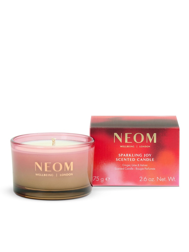 Neom Sparkling Joy Travel Candle 75g - Image 1 of 3 Neom Sparkling Joy Travel Candle 75g - Image 1 of 3