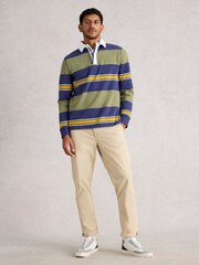 White Stuff Green Rugby Sweater - Image 1 of 6