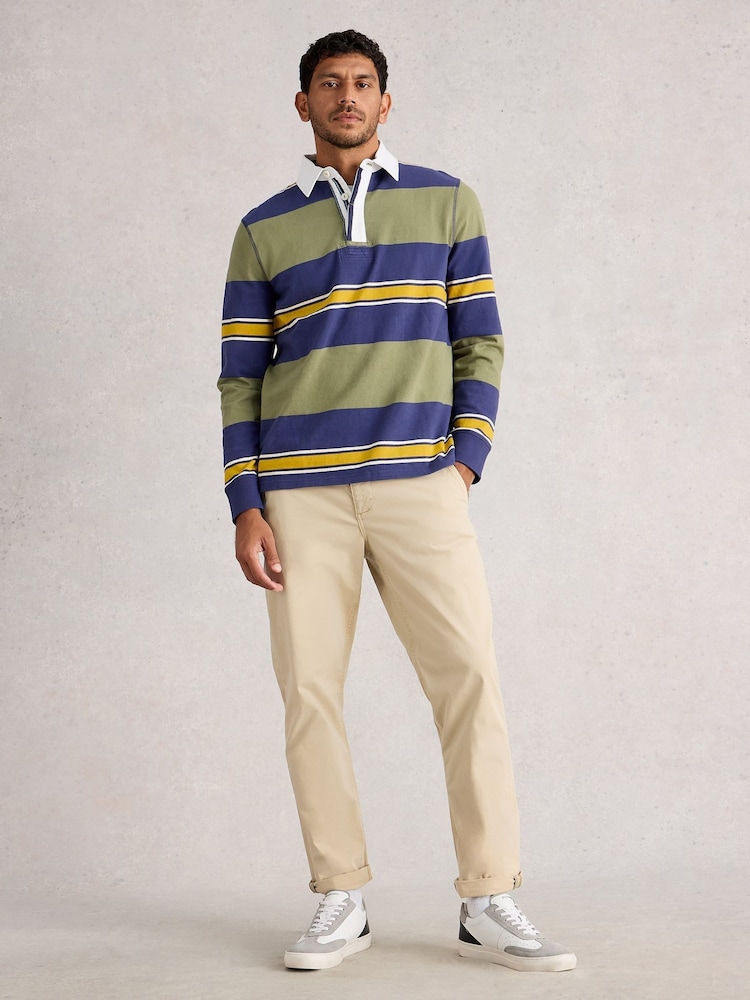 White Stuff Green Rugby Sweater - Image 1 of 6