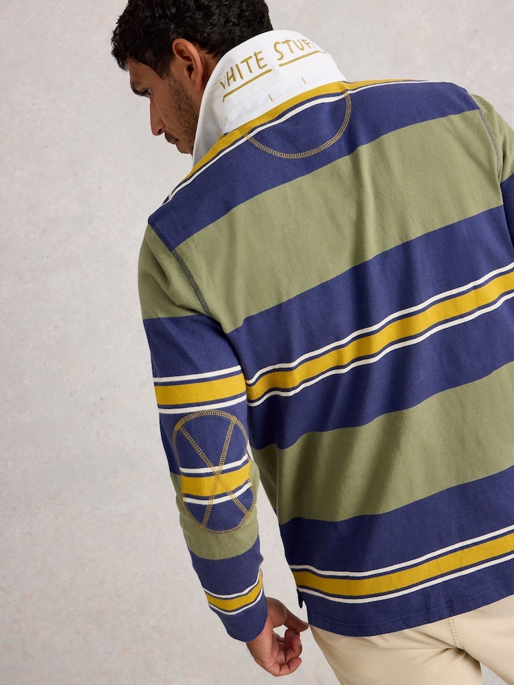 White Stuff Green Rugby Sweater - Image 2 of 6