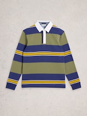 White Stuff Green Rugby Sweater - Image 5 of 6