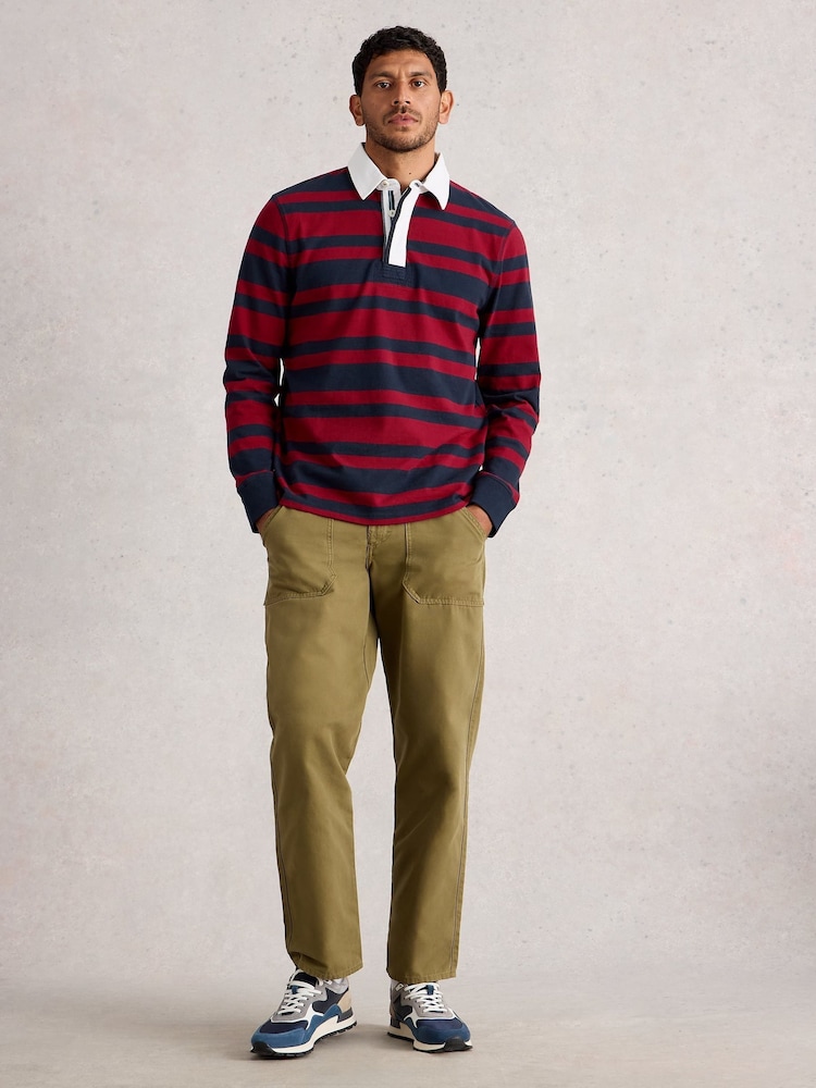 White Stuff Red Rugby Sweater - Image 1 of 6