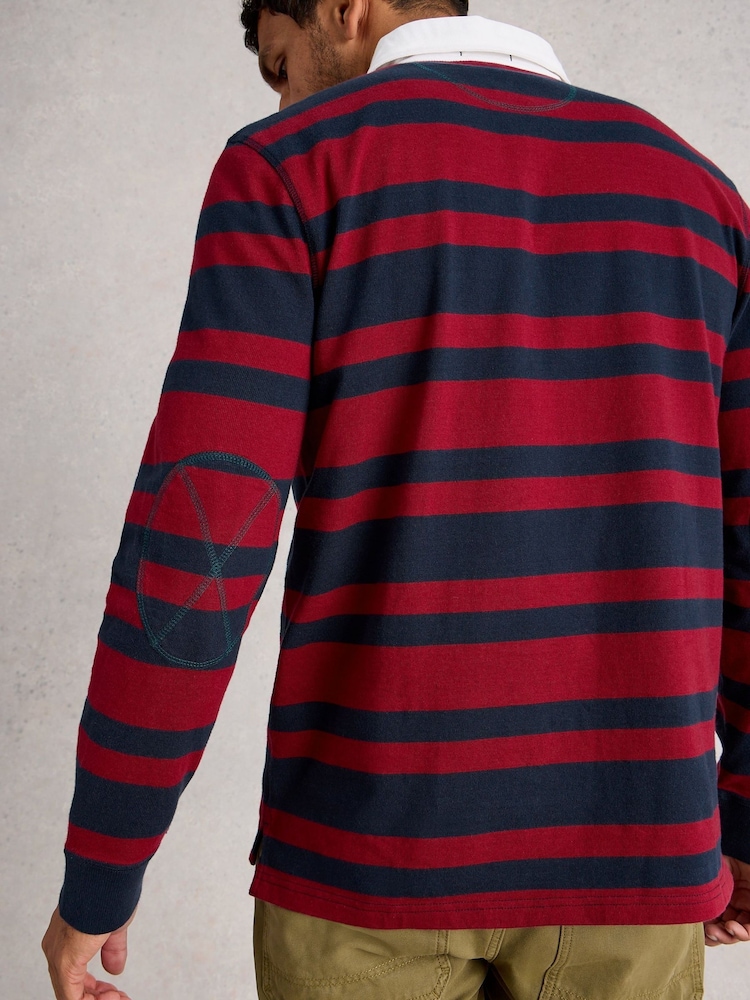 White Stuff Red Rugby Sweater - Image 2 of 6