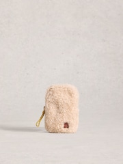 White Stuff Natural Meadow Borg Phone Bag - Image 4 of 4