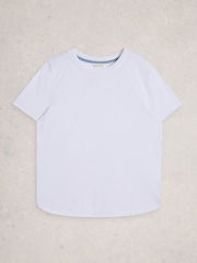 White Stuff White Clara Short Sleeve T-Shirt - Image 5 of 6