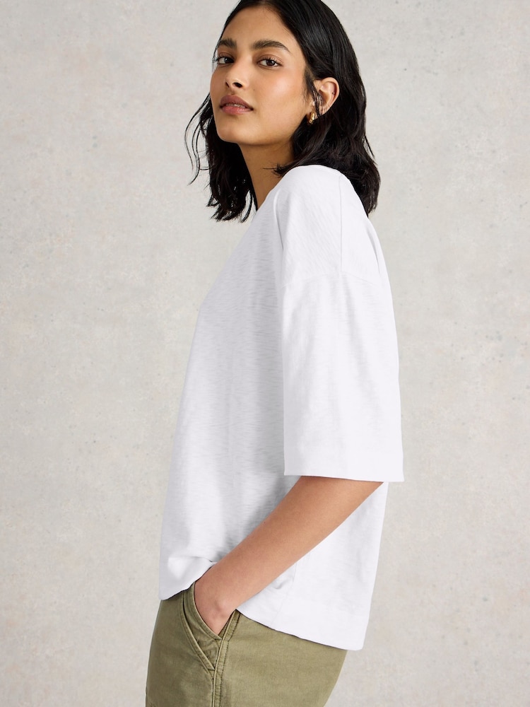 White Stuff White Katya T-Shirt - Image 2 of 6 White Stuff White Katya T-Shirt - Image 2 of 6