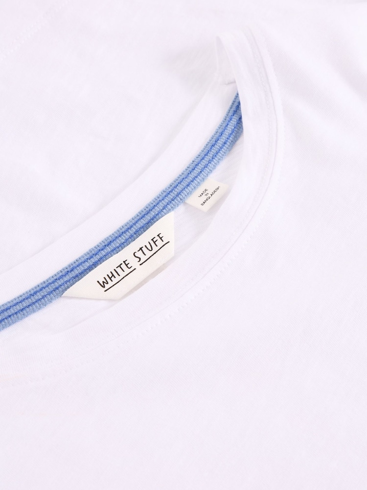 White Stuff White Katya T-Shirt - Image 6 of 6 White Stuff White Katya T-Shirt - Image 6 of 6