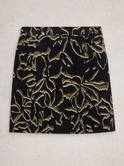 White Stuff Black Coral Cord Skirt - Image 5 of 6